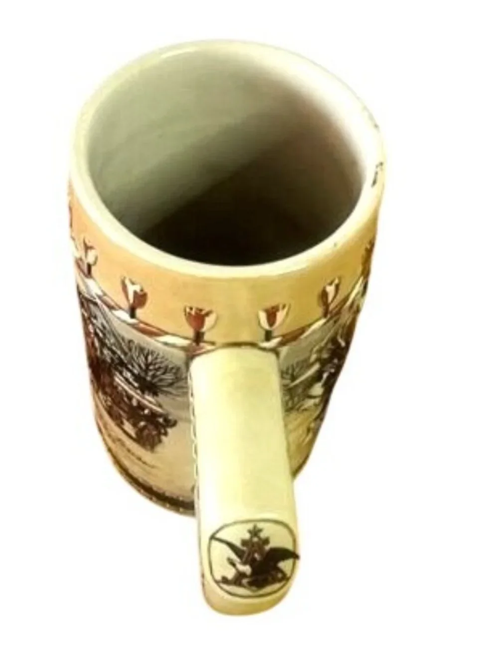 Vintage 1986 Budweiser Holiday Stein, part of the Collector 